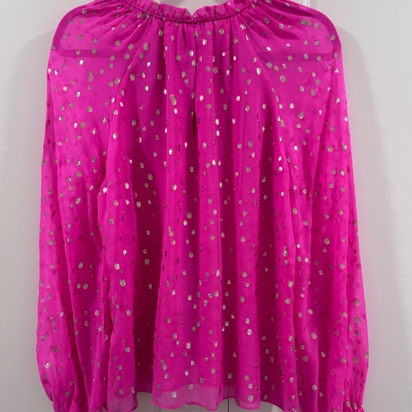 Lilly Pulitzer Silk Top - Size M - Picture 2 of 7